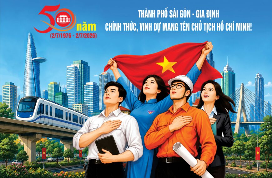 50 NĂM RẠNG RỠ TÊN NGƯỜI – THÀNH PHỐ HỒ CHÍ MINH – KHÁT VỌNG VƯƠN MÌNH, VỮNG BƯỚC TƯƠNG LAI