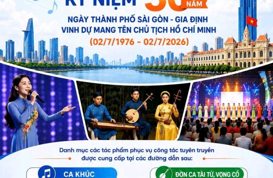 Công bố các tác phẩm nghệ thuật chào mừng 50 năm TPHCM rạng rỡ tên Người