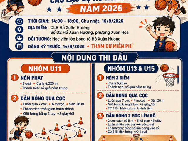 Hãy đến với Ngày hội Bóng rổ Hè 2026