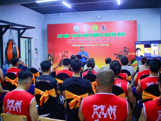 Thành phố Hồ Chí Minh tổ chức lớp đào tạo và bồi dưỡng chuyên môn huấn luyện viên môn Muay