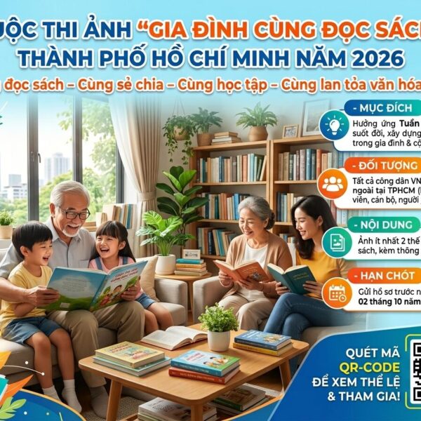 CUỘC THI ẢNH “GIA ĐÌNH CÙNG ĐỌC SÁCH” THÀNH PHỐ HỒ CHÍ MINH NĂM 2026